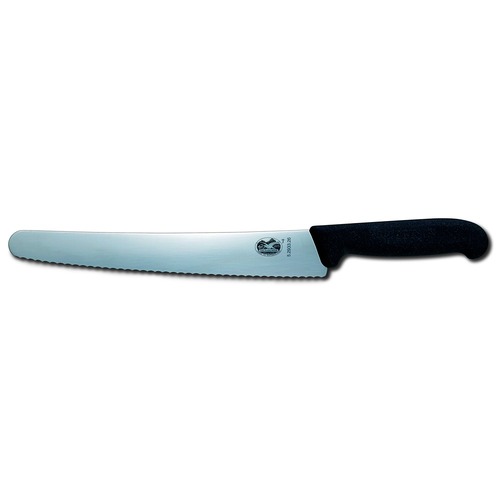 Victorinox Pastry Knife, 26Cm Wavy, Fibx, Blk 5.29