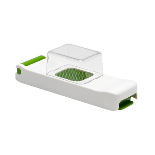 Alligator Mini Chopper with Collector, White/Green