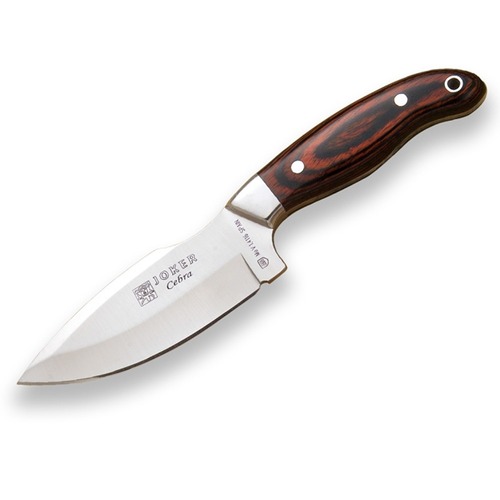 JOKER CR39 Cebra Hunting Fixed Blade  Knife, Stami