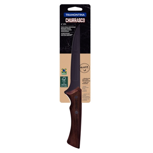 TRAMONTINA CHURRASCO BLACK COLLECTION BONING KNIFE