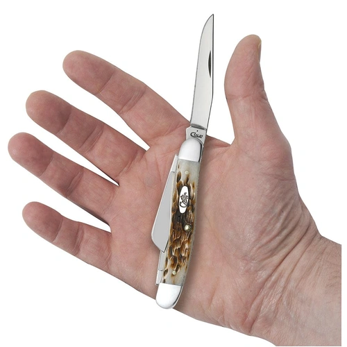 Amber Bone SS - Peach Seed Jig Medium Stockman (63