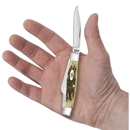 Amber Bone CS - Peach Seed Jig Medium Stockman (63