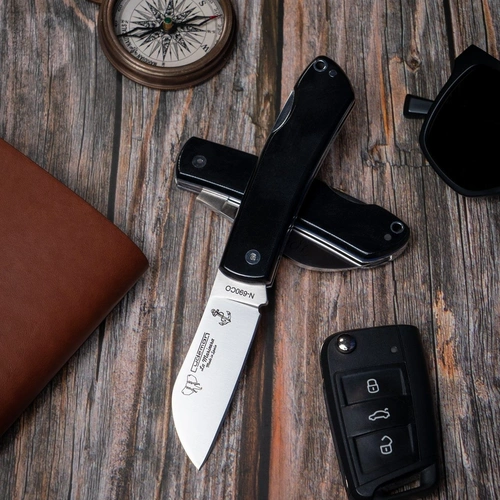 Cudeman Mariner Micarta Back Lock Folding Knife 38